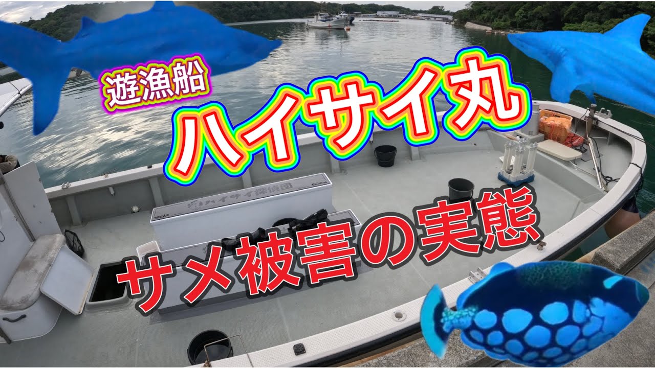 【沖縄釣り】ハイサイ丸に行ったら海底はサメだらけだった…