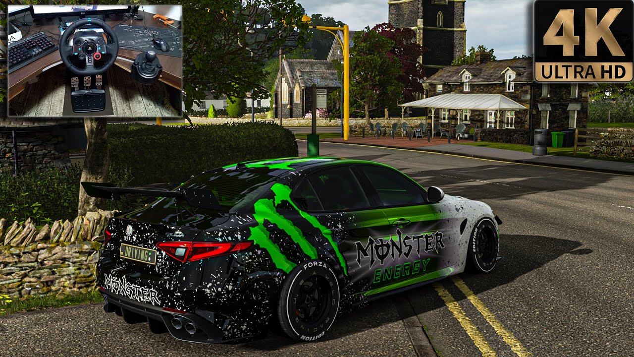 Cruising in Style : Free Roaming in Forza Horizon 4 with the Alfa Romeo Giulia Quadrifoglio
