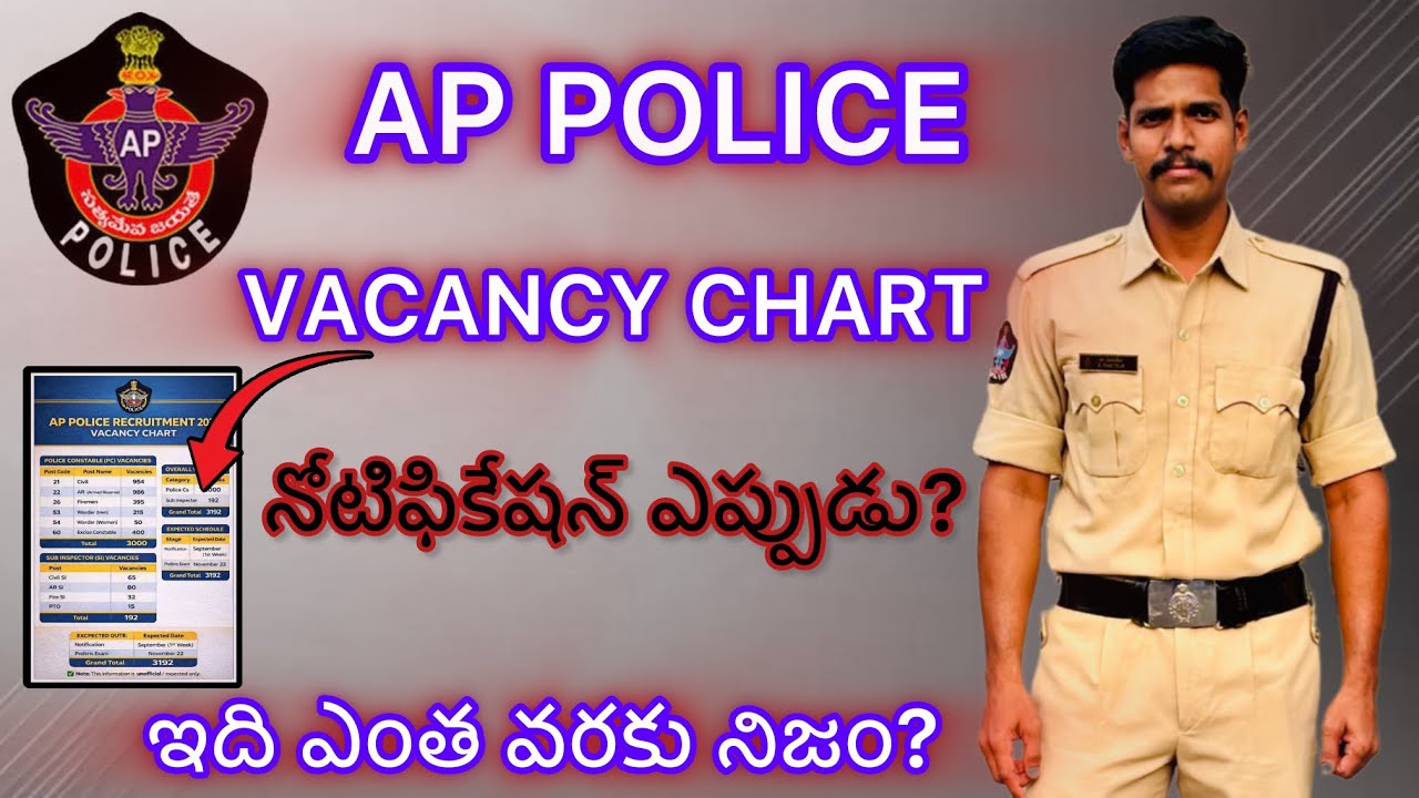 AP POLICE VACANCY CHART లో ఉన్నది ఎంత వరకు నిజం?