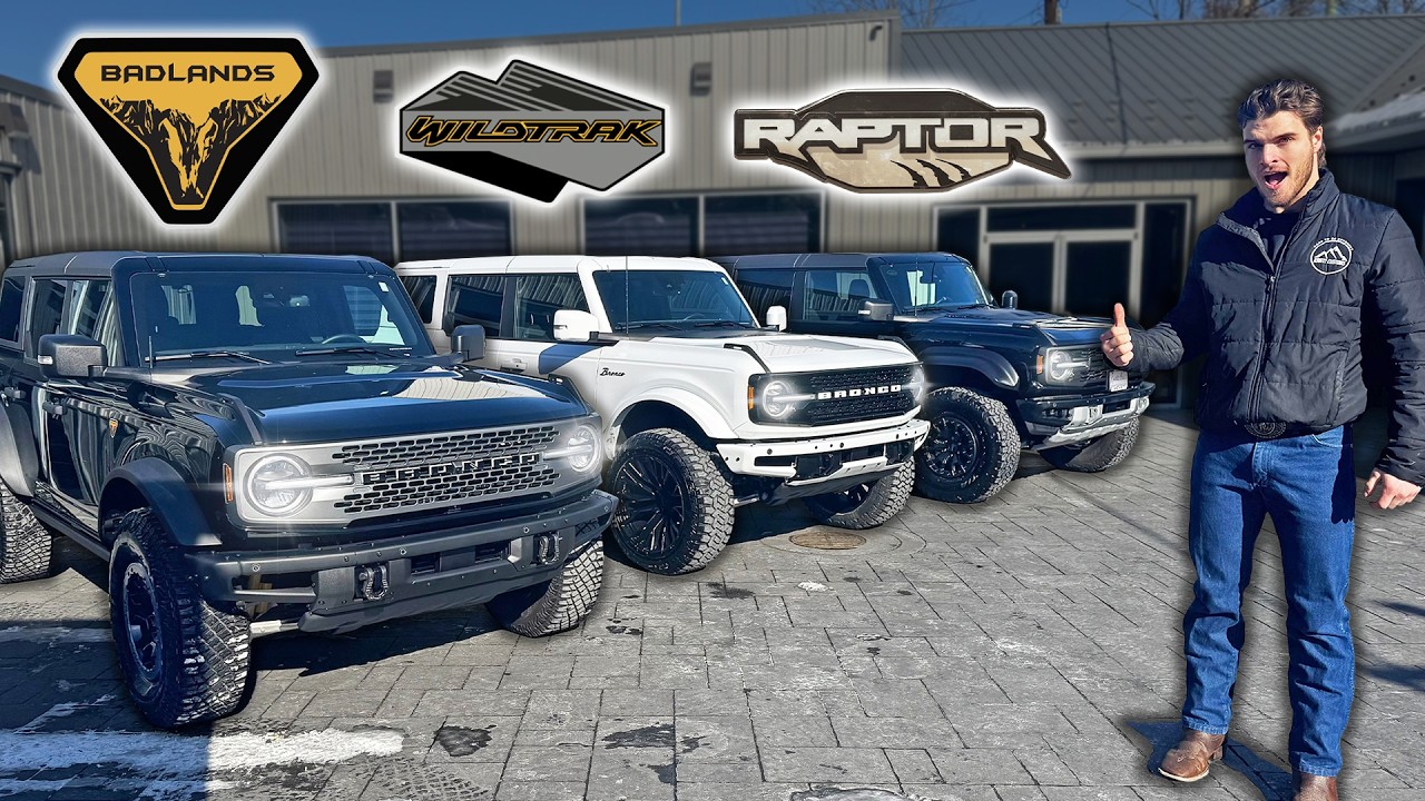 Bronco Badlands vs. Bronco Wildtrak vs. Bronco Raptor - Which one should you buy?