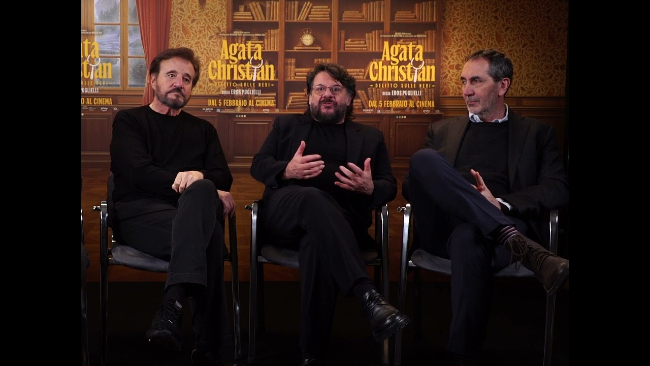 De Sica, Lillo e Paolo Calabresi parlano del film Agata Christian e del genere