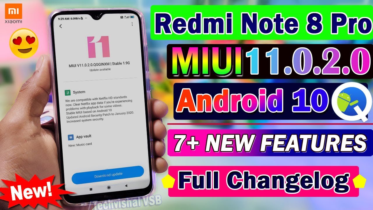 Redmi Note 8 Pro MIUI 11.0.2.0 Android 10 Update Rolling Out | 7+ New Features | Redmi Note 8 Pro