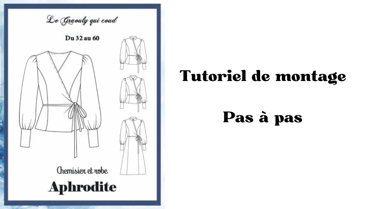 Apprends à coudre un chemisier cache cœur, Aphrodite