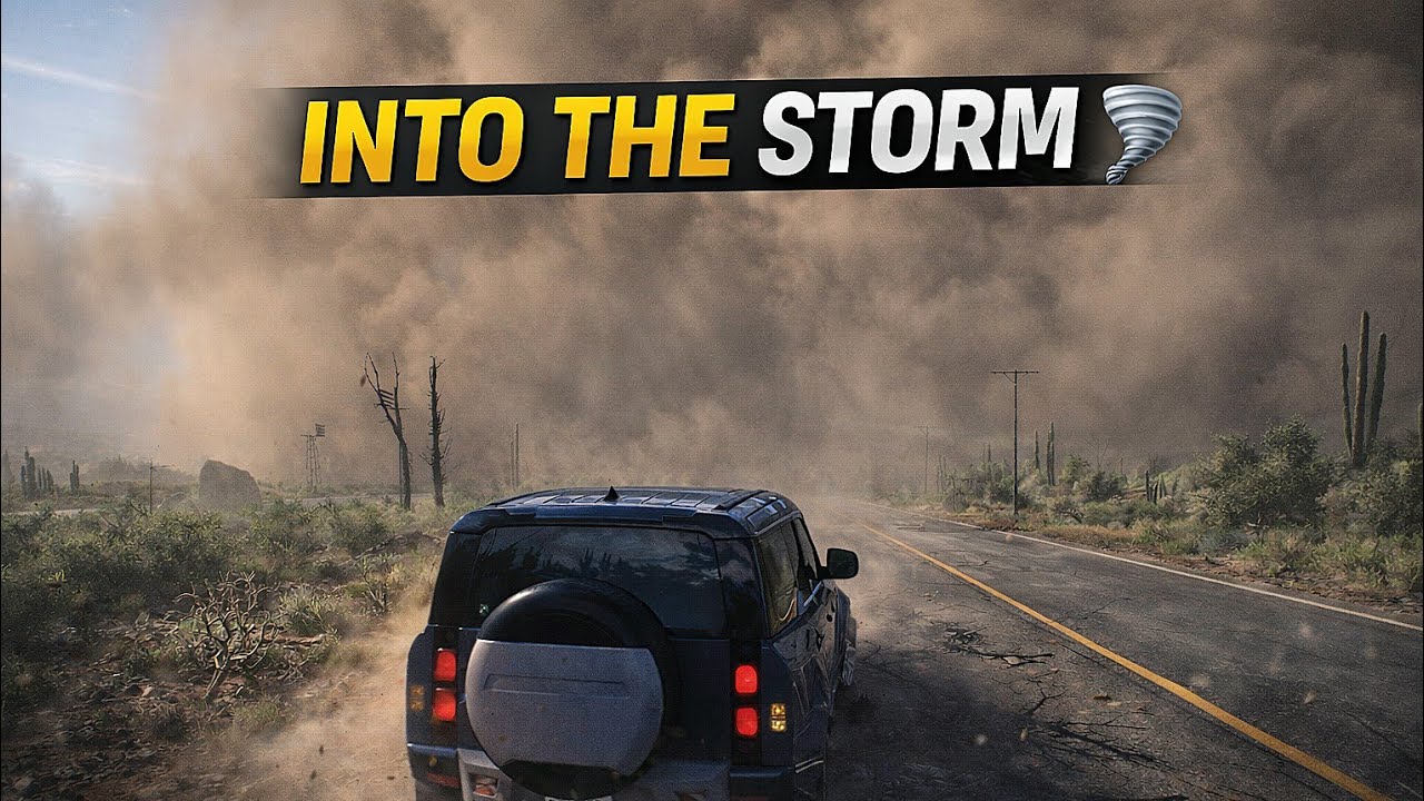 Defender ke Saath Storm Chase 😱 | Drift, Off-Road & Beach Fun | Forza Horizon 5