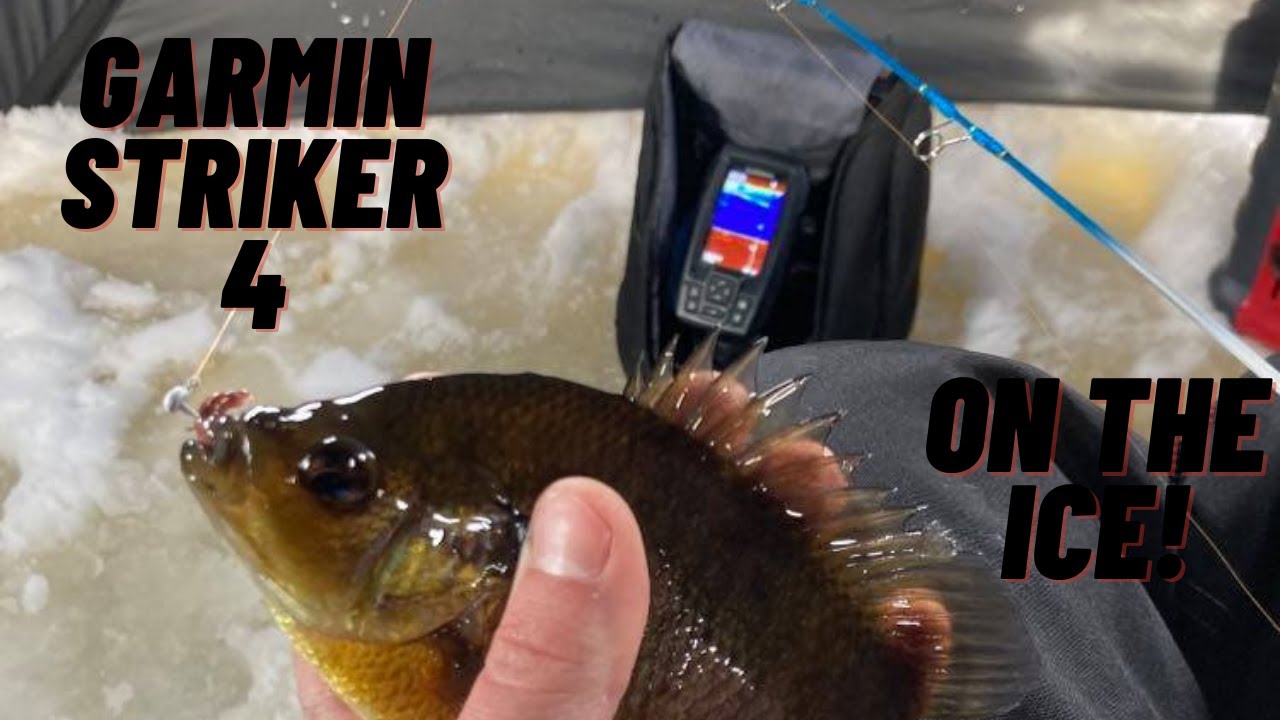 Using my GARMIN STRIKER 4 on the ICE | |  The best introductory fish finder, Best bang for your buck