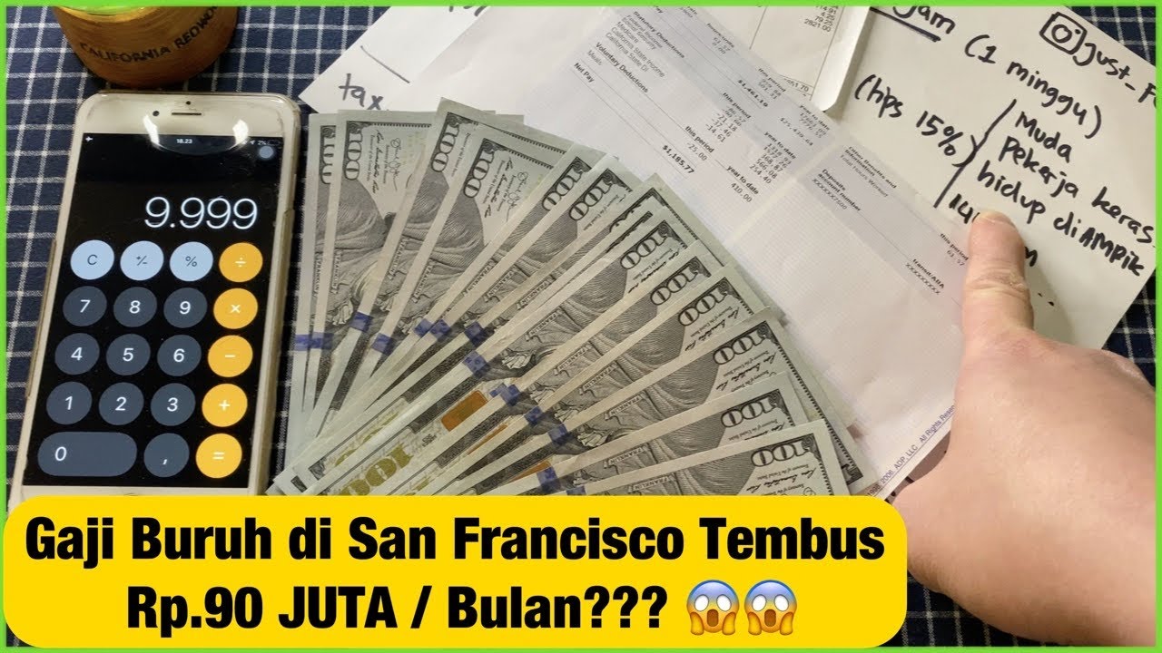 GAJI BURUH DI AMERIKA (SAN FRANCISCO 2020) TEMBUS 90 JUTA++ / Bulan??? DITONTON SAMPAI HABIS !!!