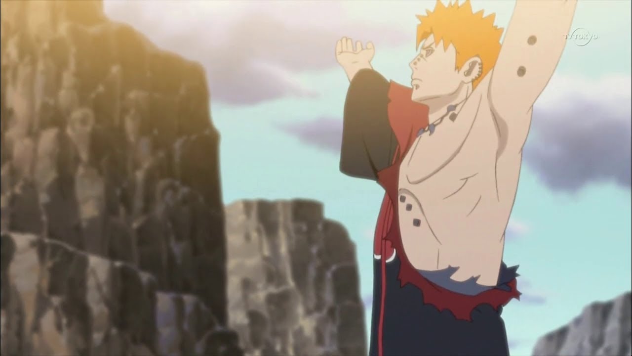 Naruto Shippuden - Pain scelle Ky&ucirc;bi gr&acirc;ce au Chibaku Tensei [VOSTFR]