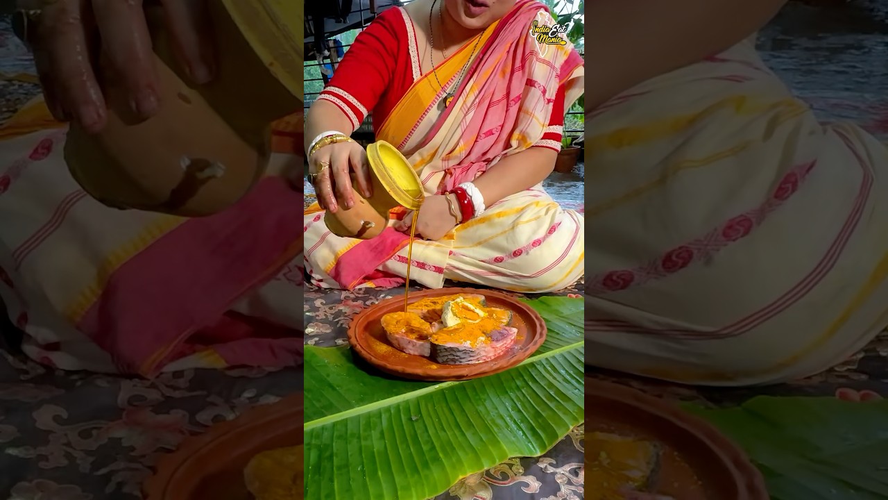 Bengali Style Queen Ilish Fish Recipe In Kolkata #kolkata #shorts