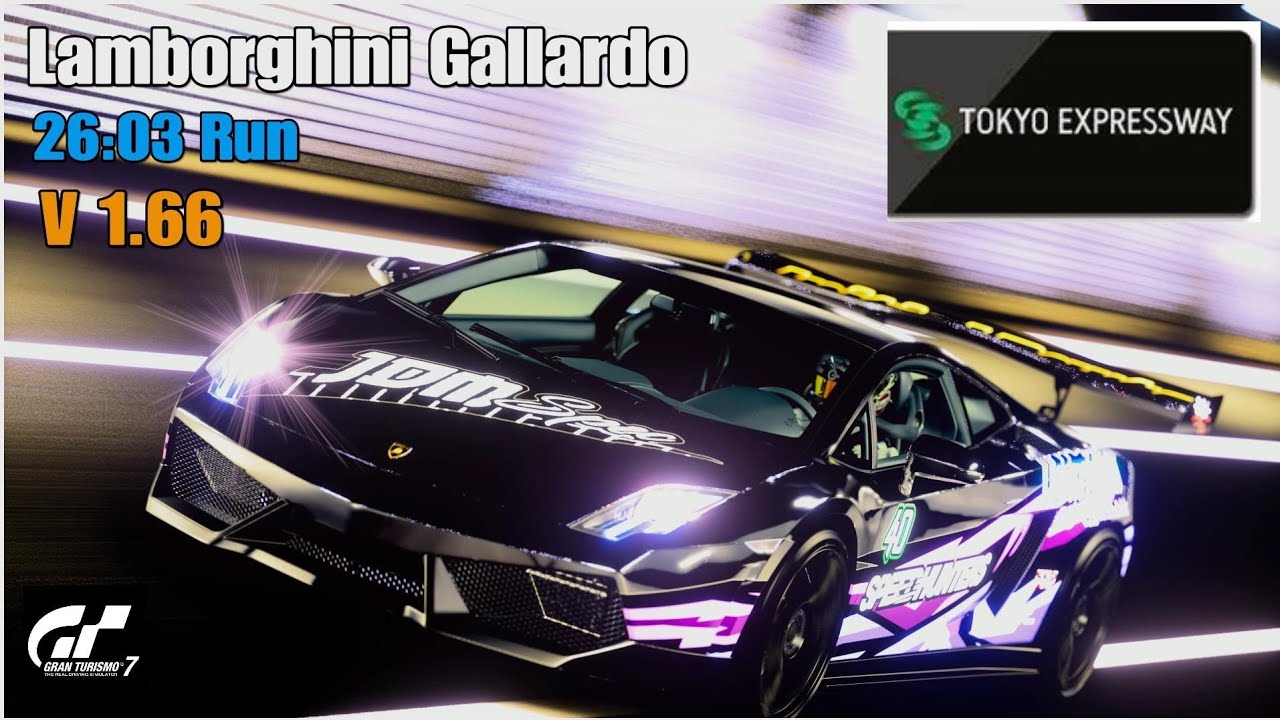GT7 Tokyo Expressway 600 Lamborghini Gallardo Build V 1.66