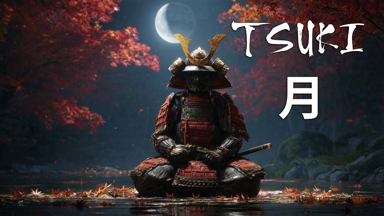 TSUKI — 月 | Japanese Samurai Zen Handpan Music in the Sacred Moonlight ️🎧 3H Relaxing Music