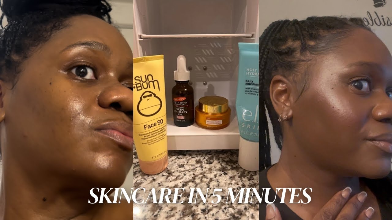 My 5 Minute Glowy Skincare Routine