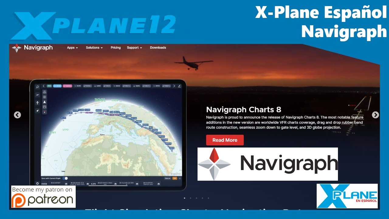 X-Plane Español | Colaboración con Navigraph