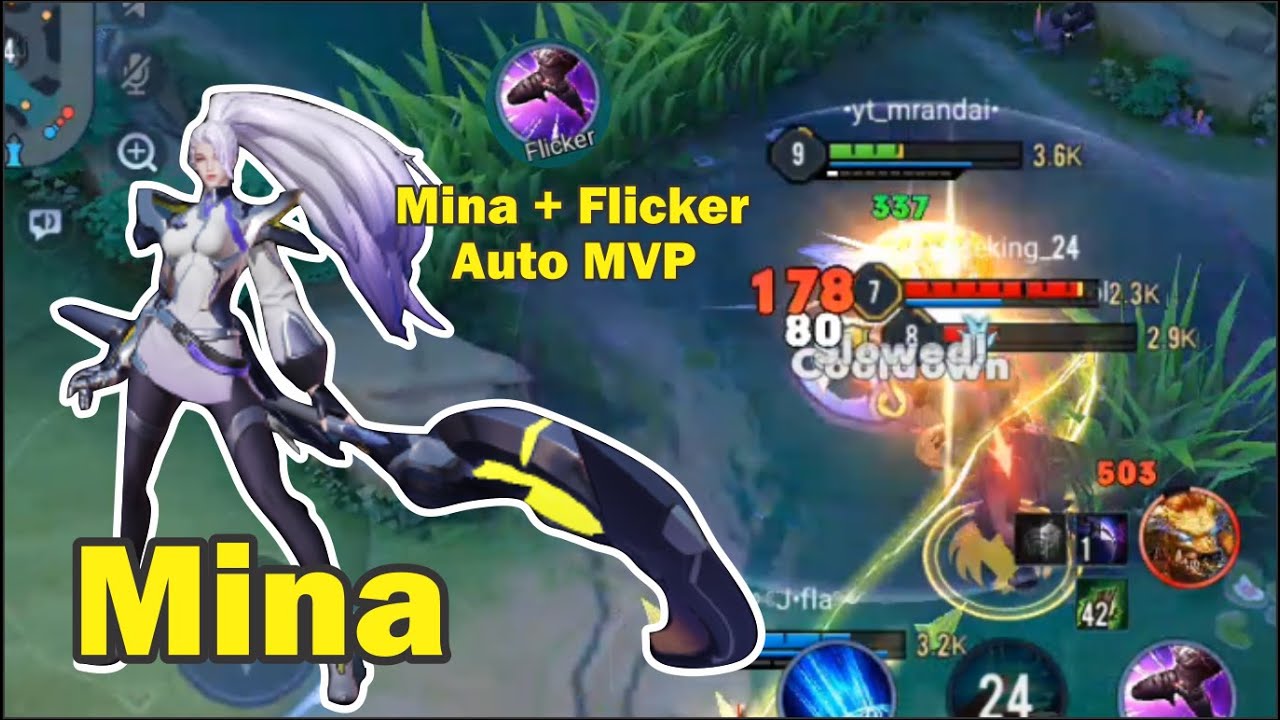 Mina flicker auto MVP, Kalian Harus Coba!!!! - Mina AOV | Garena AOV (Arena Of Valor)