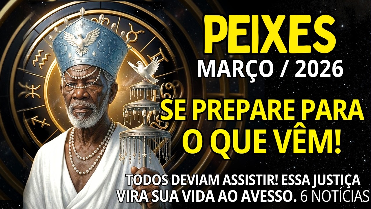 PEIXES Março/2026 ♓ O ESTRAGO SERÁ GRANDE! ESSA MULHER É PI0R QUE SE IMAGINA😱 MAS VOCÊ NÃO ANDA SÓ🌹