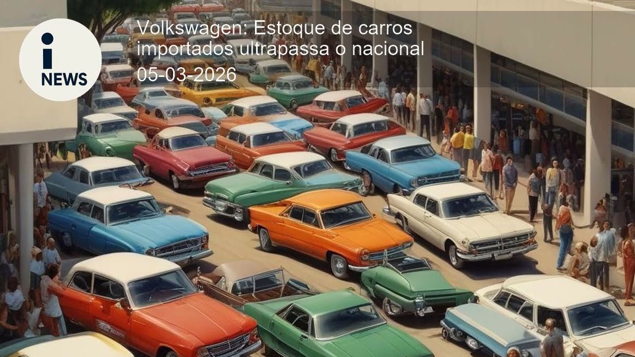 Volkswagen: Estoque de carros importados ultrapassa o nacional