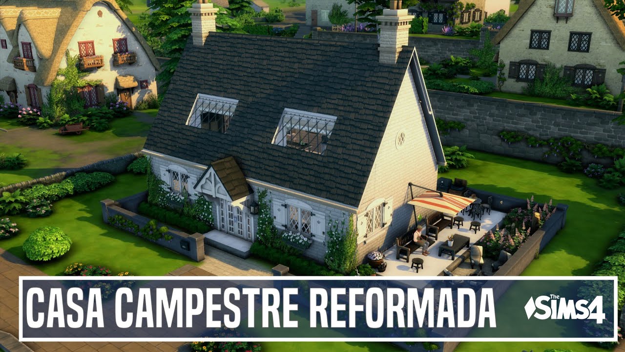 Casa Campestre Reformada | Reformed Cottage House | The Sims 4