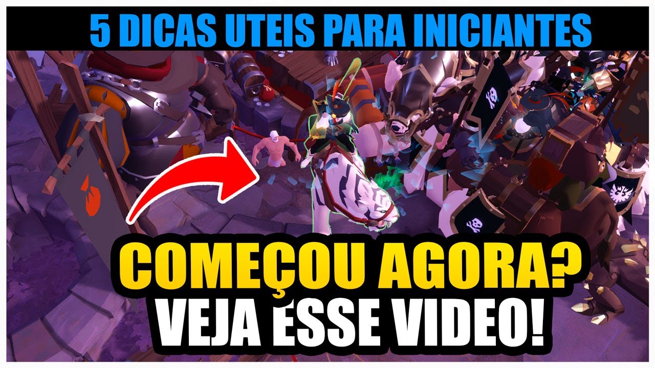 DICAS PARA QUEM COMEÇOU NO ALBION HOJE!! | Albion Online