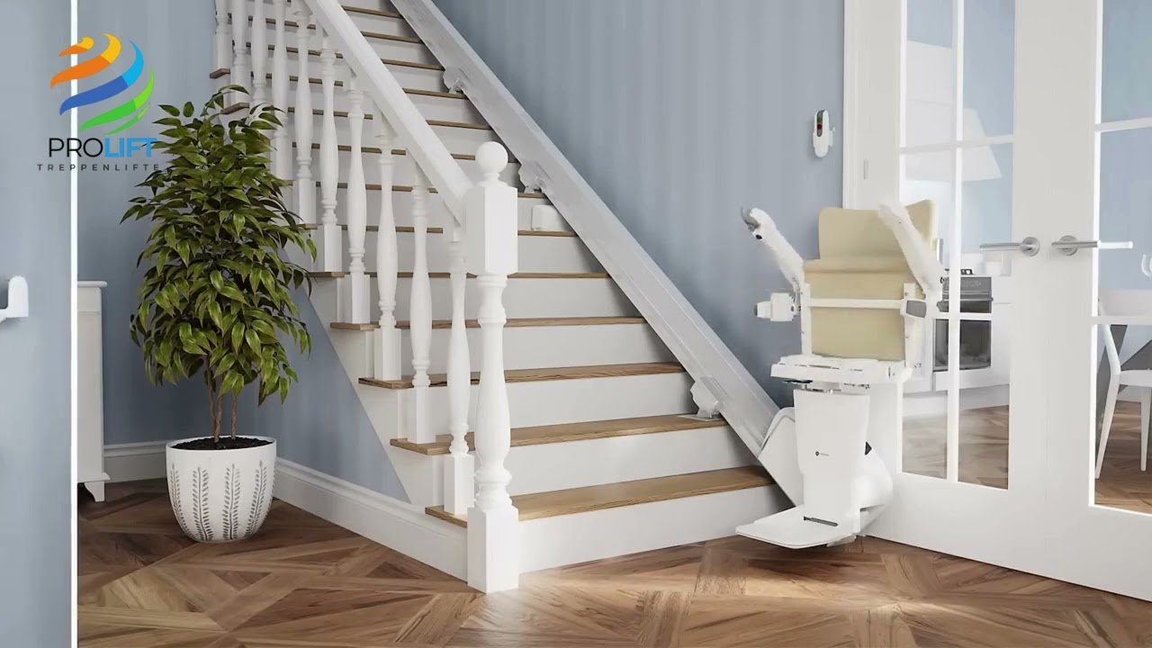 Treppenlift Handicare 1100 Gleitschiene