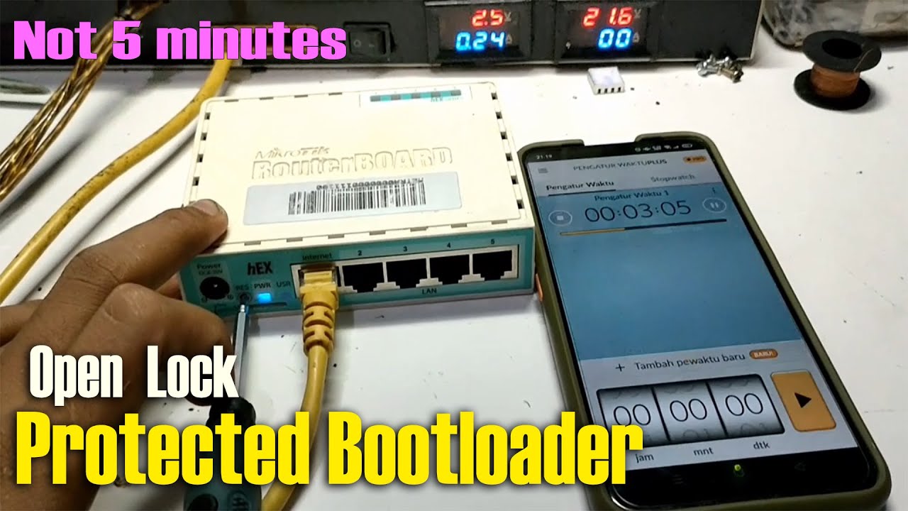 MikRoTik RB750GR3 || Open Bootloader Not 5 Minutes