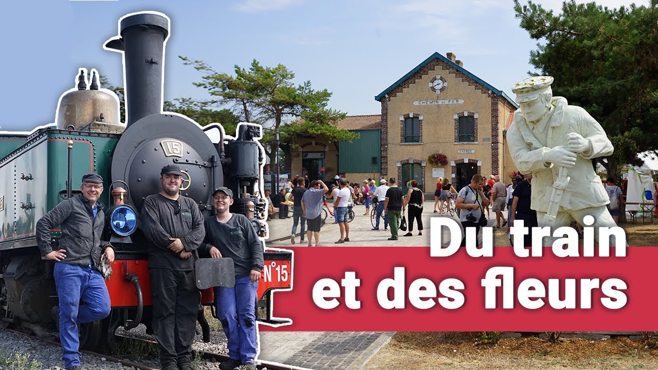 CFBS - Fête des fleurs et de la gare de Cayeux-sur-Mer en Baie de Somme
