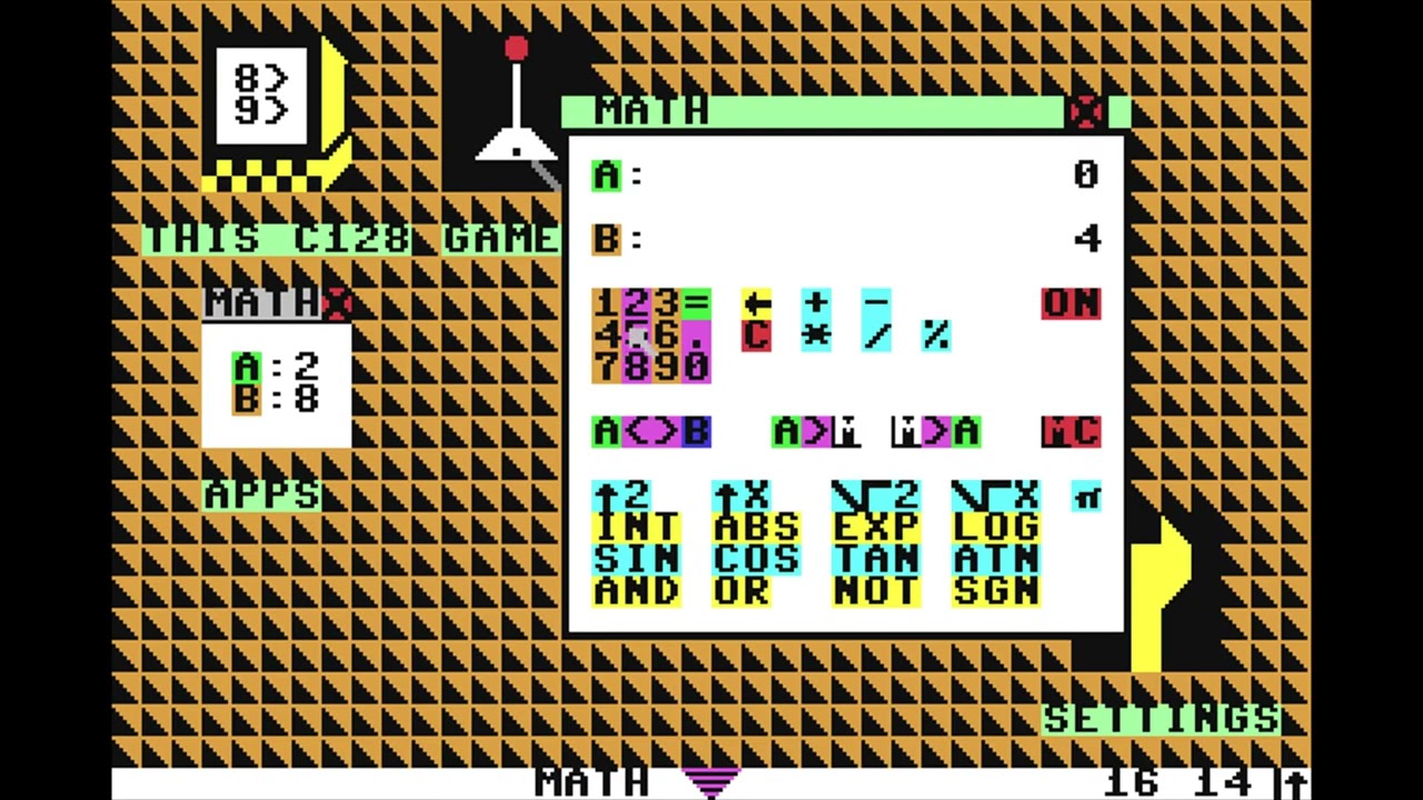 TRIANGULAR μOS 1.35 for Commodore 128
