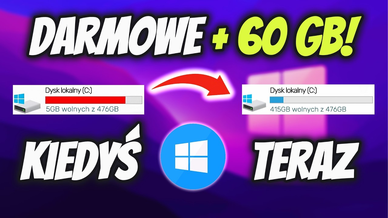 🔥NAJLEPSZY SPOSÓB NA DUŻĄ ILOŚĆ MIEJSCA NA DYSKU W 2025! (Windows 11, 10, 8, 7)
