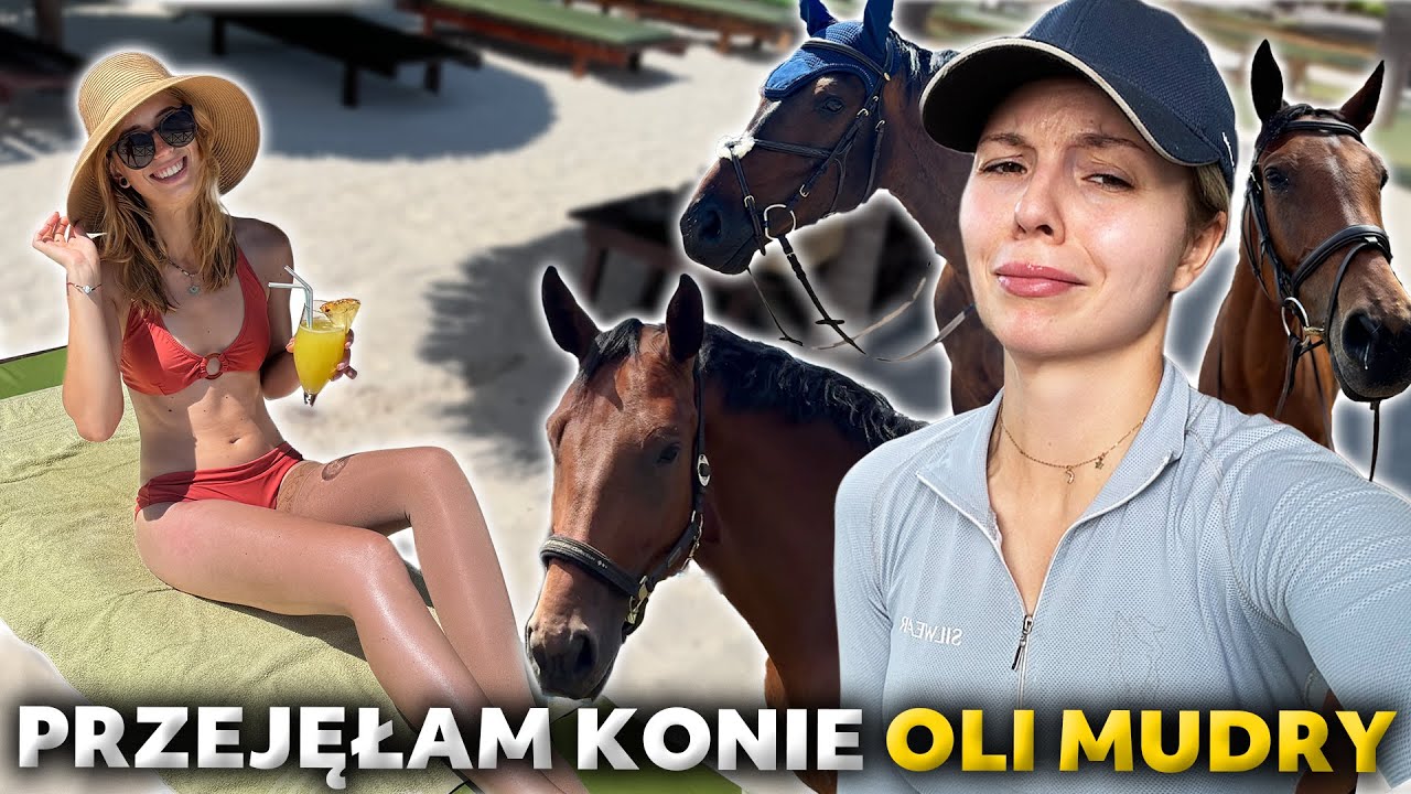 PRZEJĘŁAM KONIE OLI MUDRY! 🐴 | Misia jako trener koni XD
