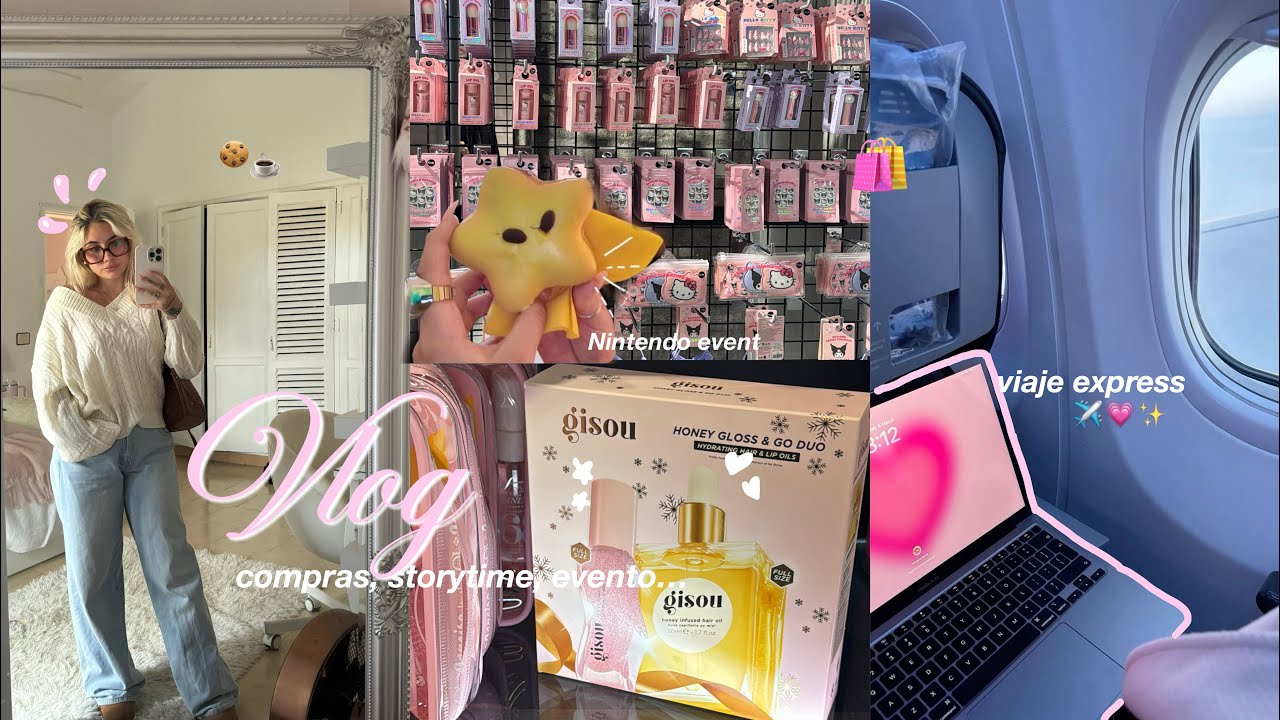 🎀VLOG {me voy a Madrid, evento, experiencia en el avión…}