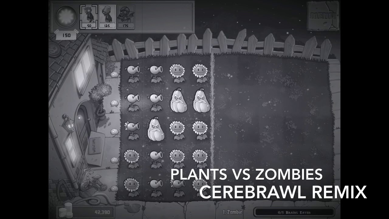Plants Vs Zombies Cerebrawl Remix