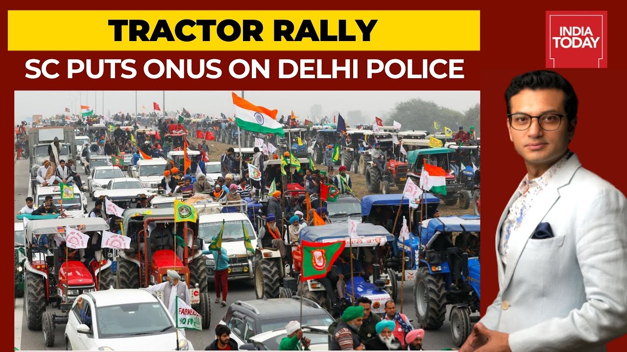 Farms Laws Showdown: Supreme Court Puts Onus On Delhi Police Over Farmers Tractor Rally