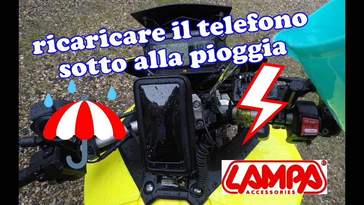 Recensione e prova portatelefono Optiline Duolock Lampa - presa usb impermemabile