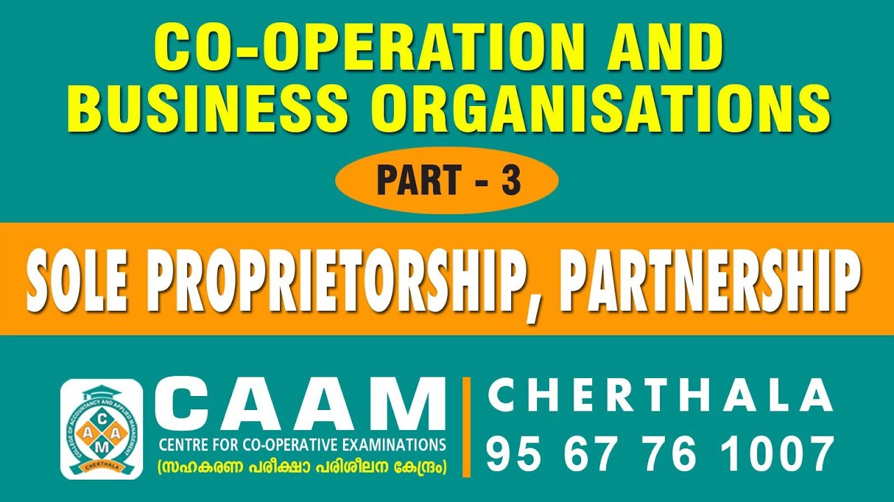 CO-OPERATION AND OTHER BUSINESS ORGANISATIONS PART- 3  (  KERALA BANK/CSEB/JCI/ SPECIAL)