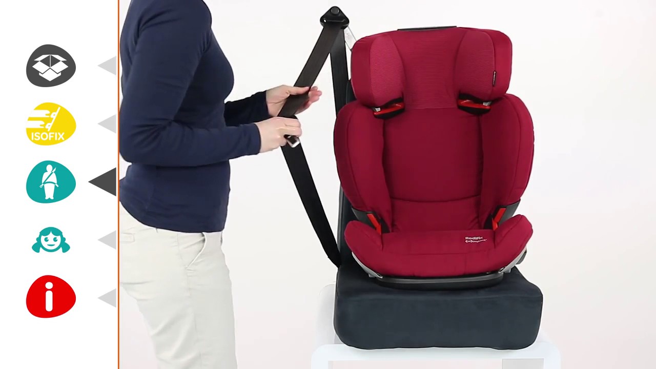 Maxi-Cosi l RodiFix AirProtect® car seat l How to install