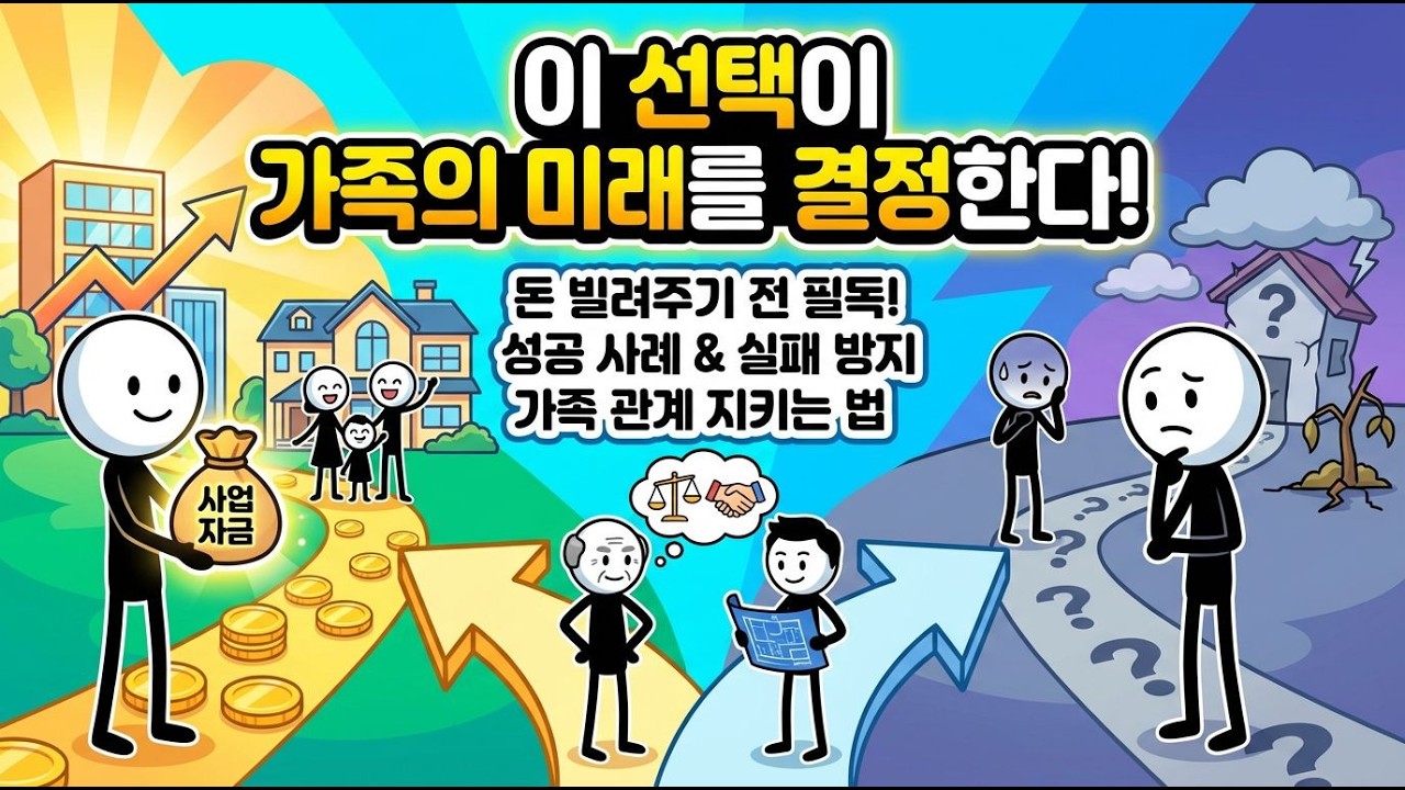 사업하겠다는 아들… 지원해주면 망하고, 안 해주면 관계가 무너집니다