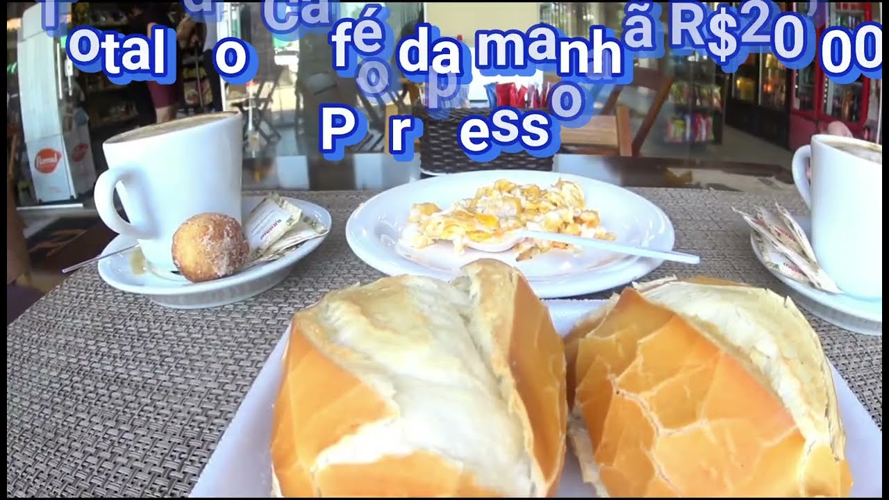 CAFÉ DA MANHÃ R$20,00 NA PADOKA
