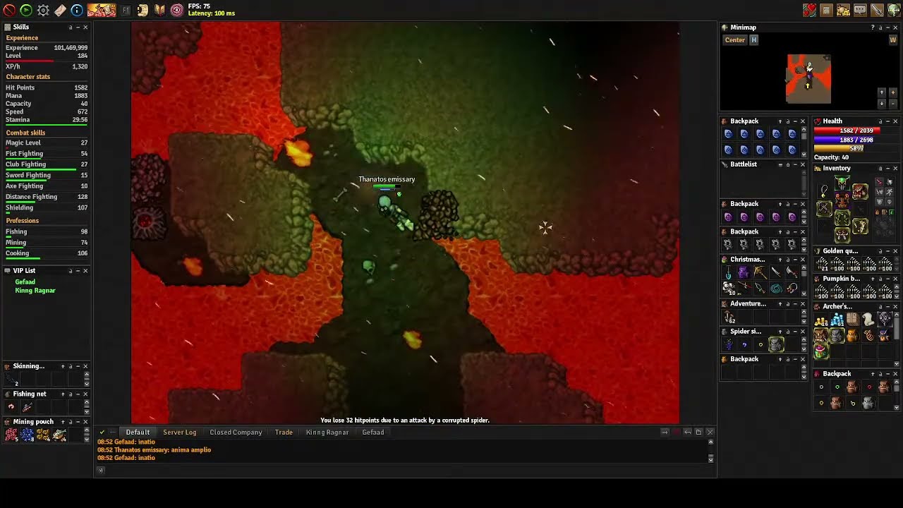 Medivia - Manticore Task duo EK and RP - Premium Account