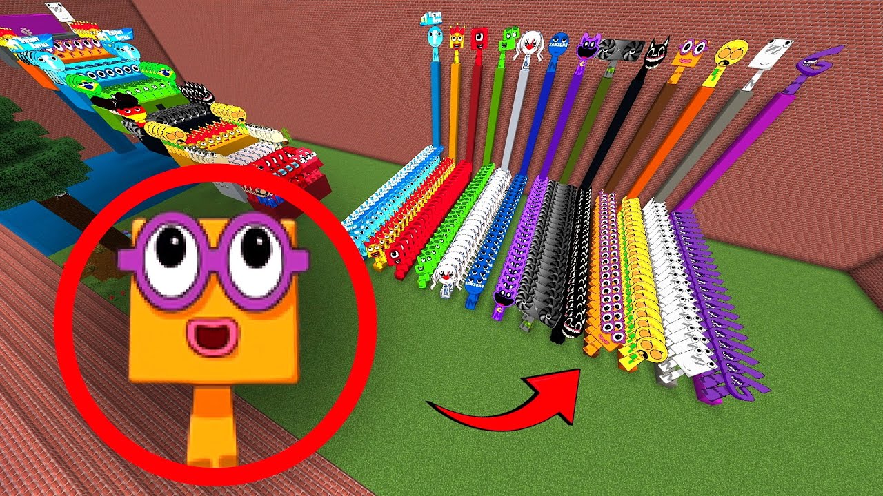 More NEW & OLD Sprunki OC Nextbots In COLORED Lines Minecraft PE MOD
