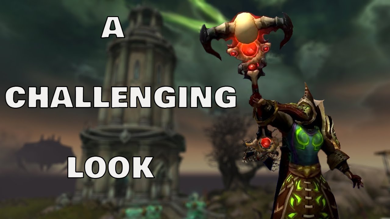 Zeksius - Doing mage tower challenge! Destruction Warlock! - WoW Legion(7.3.5)