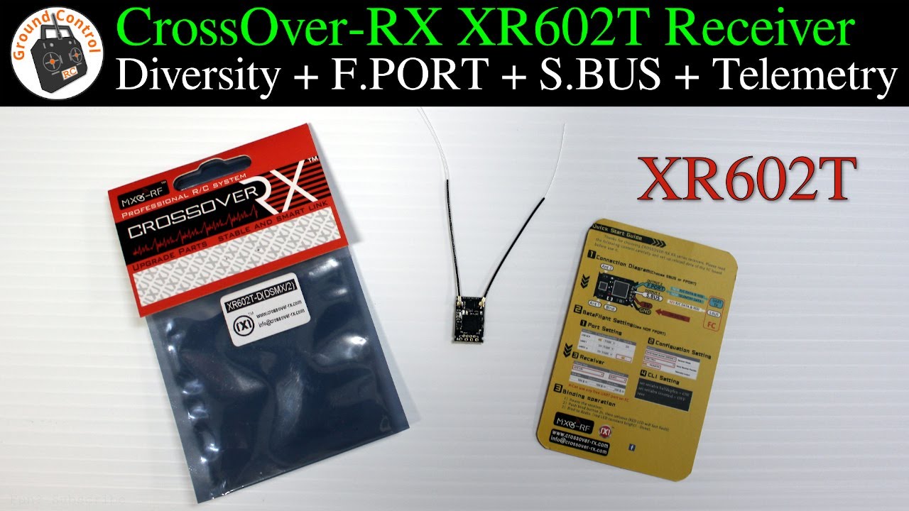 Review - CrossOver-RX XR602T 14CH Full Range Diversity Nano Receiver with Telemetry + FPORT + SBUS