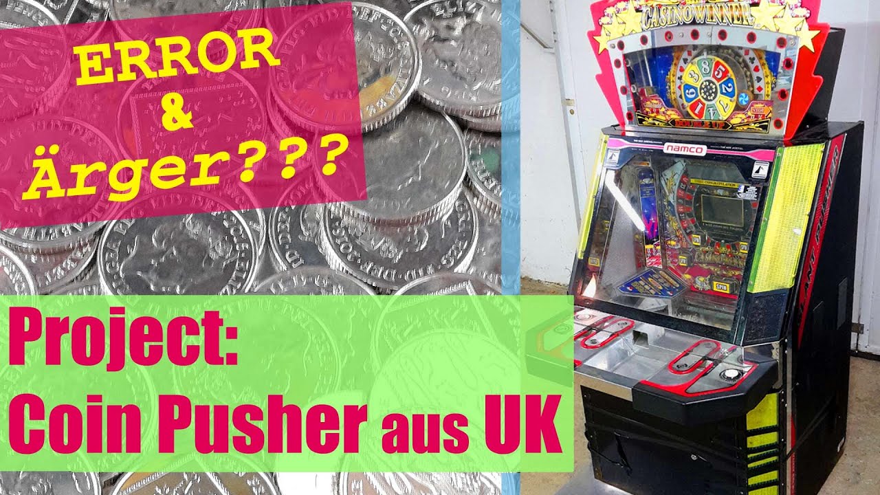 Münzschieber aus England geliefert - Coin Pusher für zuhause   Part #1 - Anlieferung und 1. Eindruck