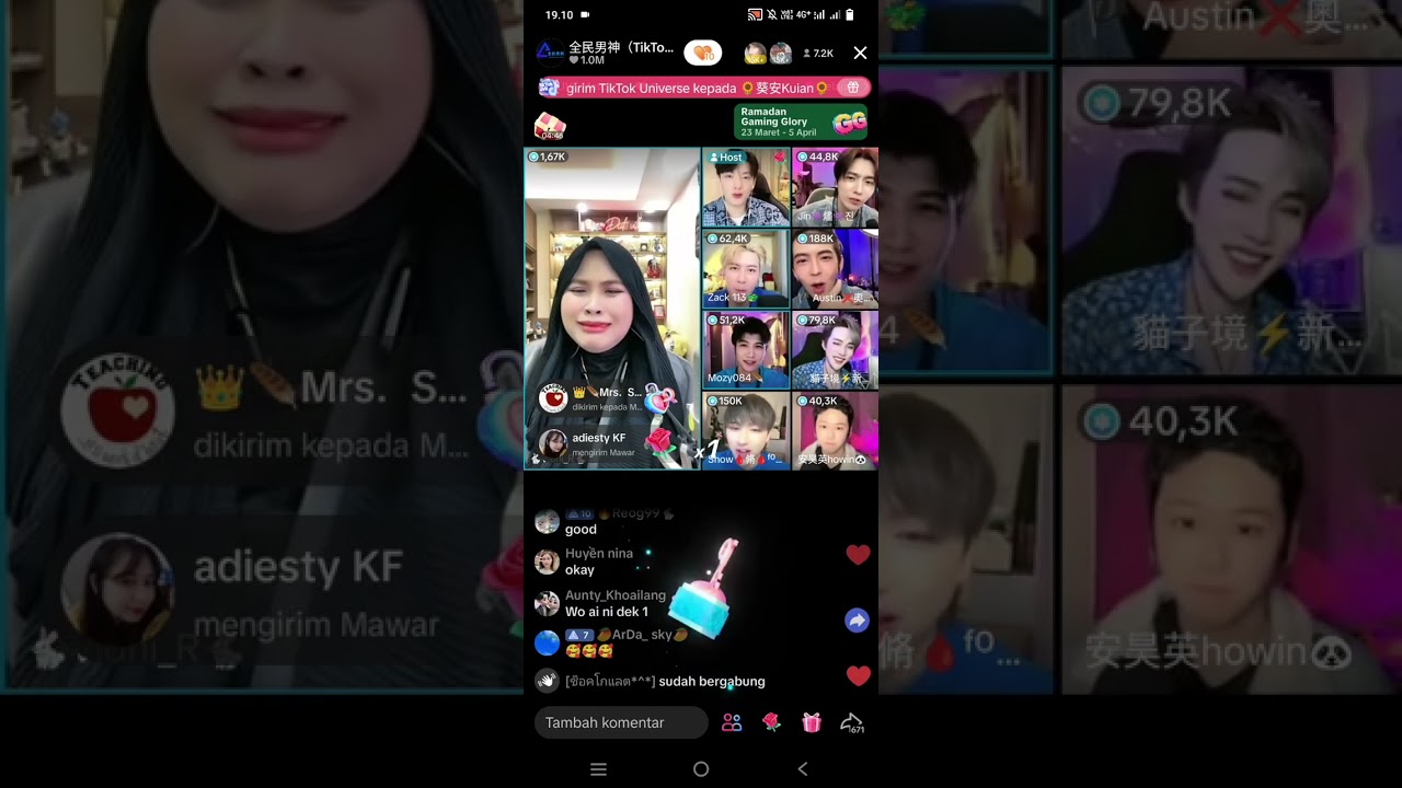 Welcome vidhia in tiktok All Star bersama oppa Taiwan.. 🥰😍