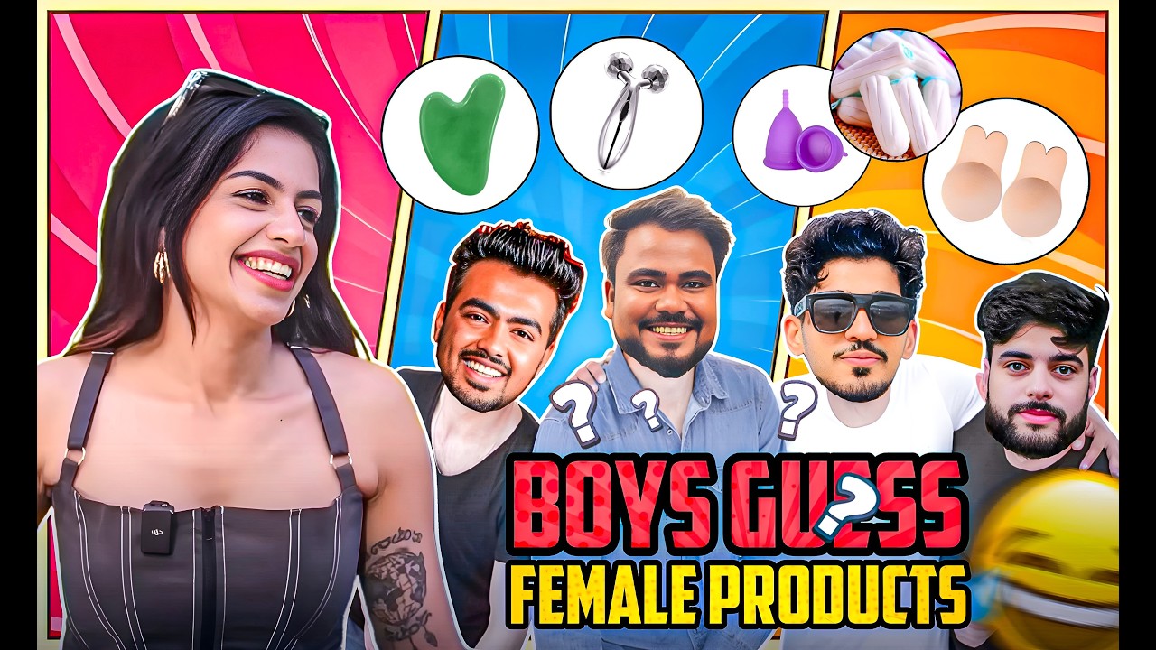 Quizzing My Guy Friends about Female Products 😂😱
