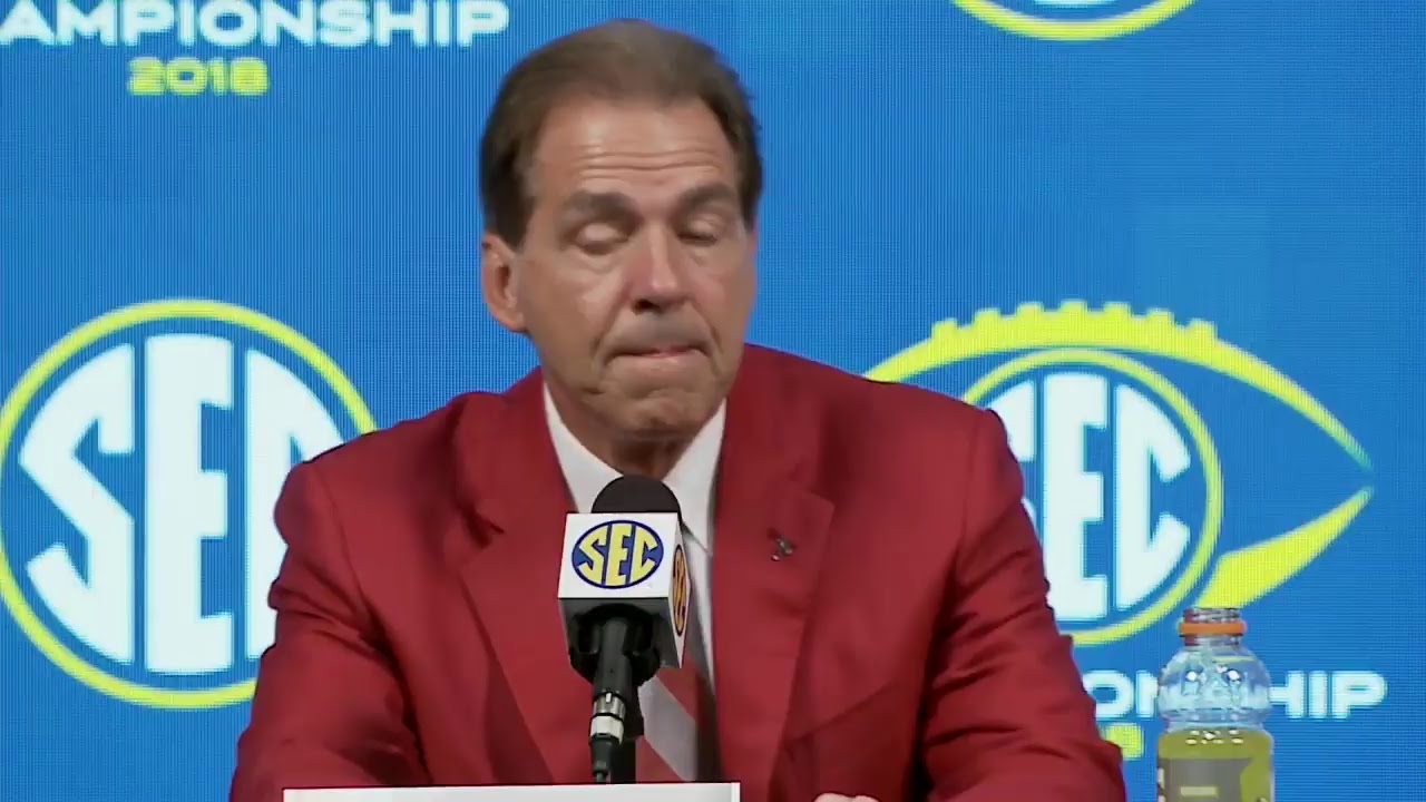 Watch Coach Saban's SEC Championship Pregame Press Conference Live