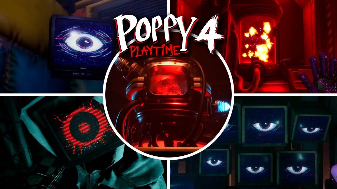 Poppy Playtime Chapter 4 | Todas las ESCENAS DEL DOCTOR - Dialogos y VHS (Espa&ntilde;ol)