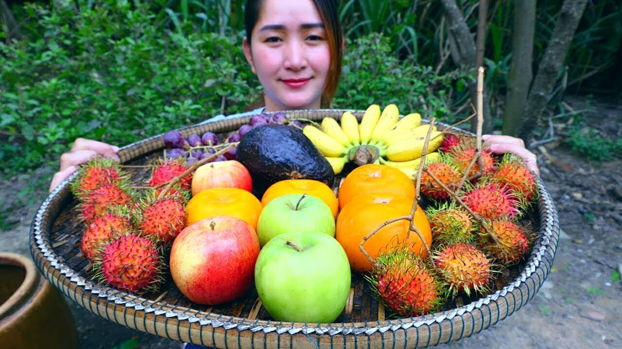 Yummy Fruit Dessert Cooking  - Fruit Sweet - Cooking With Sros