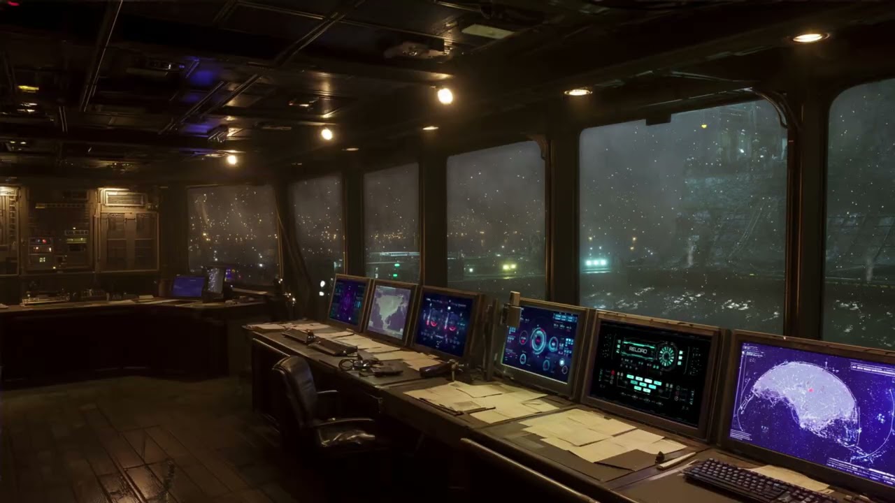 Outpost 49: The Signal That Wasn’t There | Sci-Fi Radio Chatter Ambience for Sleep Study Relaxation