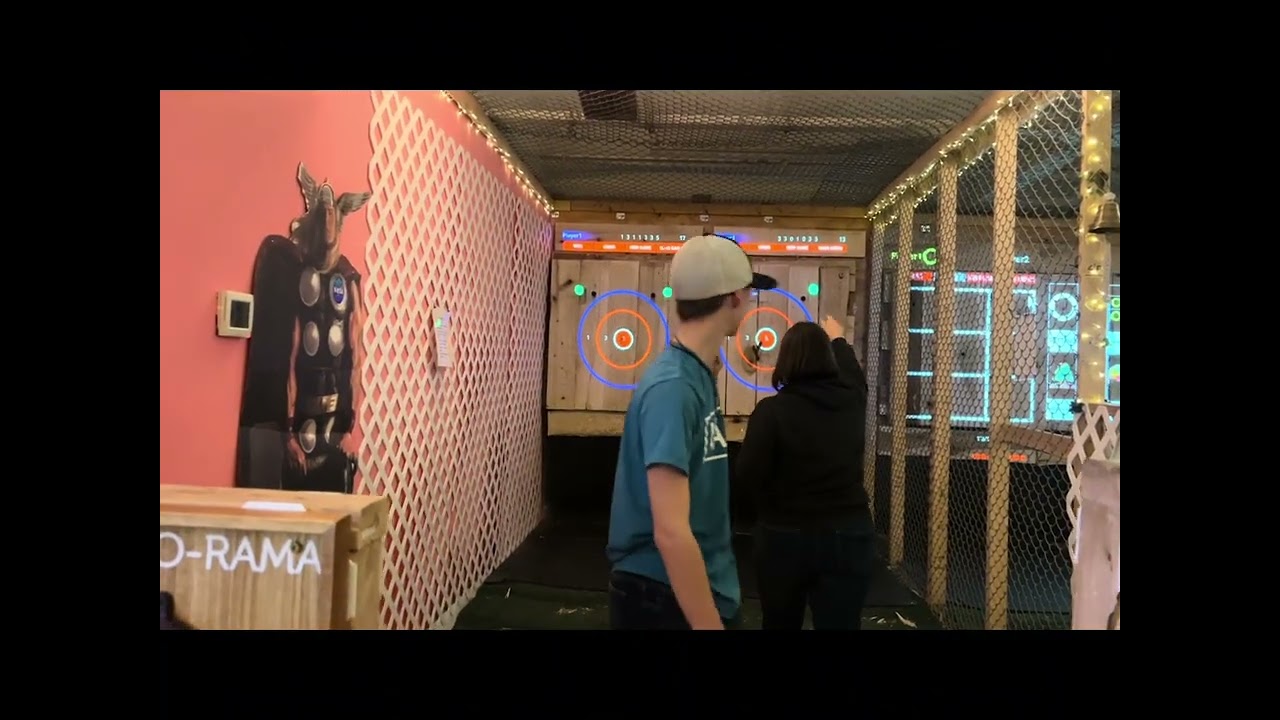 Ax throwing night 