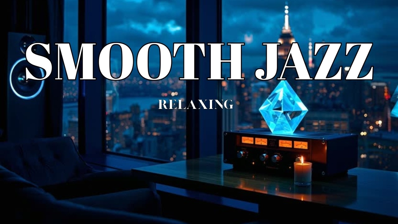 Warm Fireplace Jazz Lounge – Cozy Soul R&B Ambience🌆 8