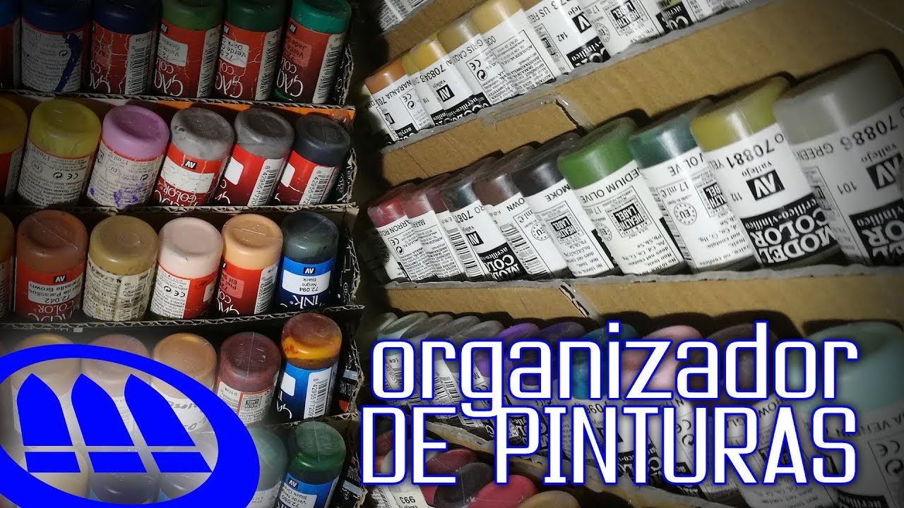 Organizador de Pinturas Casero 2.0