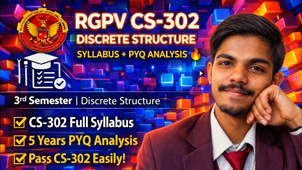 How to Pass CS-302 Discrete Structure? 🔥 | Important Topic  + PYQ Strategy | All University